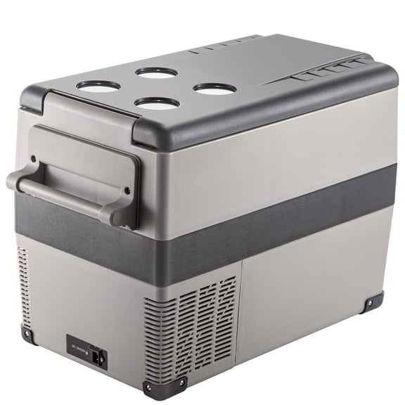 SHUNJITAI Portable 47.55 QT 12V Car Refrigerator, Compact Compressor Freezer with Fast Cooling to -4°F, Digital Panel & App Control, 45dB Quiet & Battery Protection, for Road Trip, Camping, Home