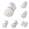 thumbnail image 1 of SHUNSUI Baby Shoes Fashionable Pattern Cute Flower Decoration Hook Loop Lightweight Walking Shoes High Tops Girls Girls Dress Shoes Glitter Shoes Toddler Boy Size 6 on Shoes for Kids Shoes Toddler, 1 of 8