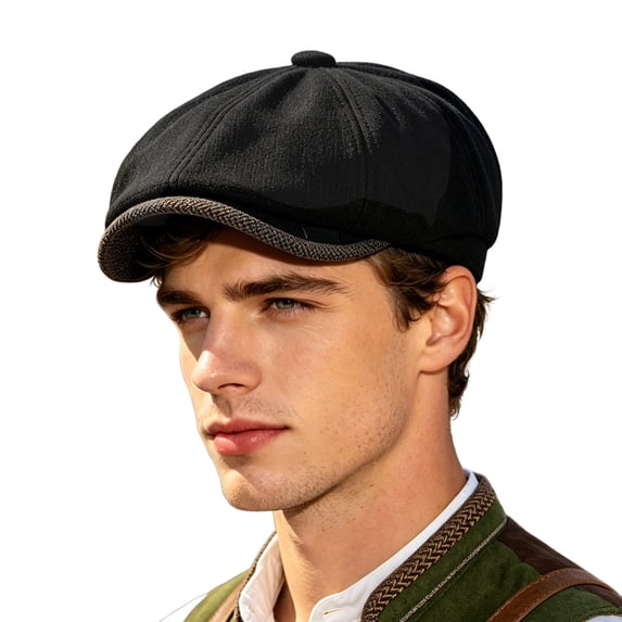 SHUNSUI British Newsboy Cap Hat Casual Painter Hat for Artist for Women French Bonnet Hat 1920s Hat for Women Wool Hat Men Knitted Wool for Girl Men Fashion Hats French Tame Hat French for Women