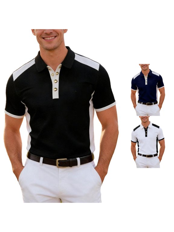 Business Fit Shirt for with Structured Collar and Modern T Shirts Tall Men Long Sleeve Cold Gear Long Sleeve Compression Shirt Men V Neck T Shirts Men Big and Tall T Shirts Men Slim