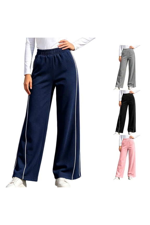 Girls Pants Casual Loose Fit Sweatpants for Daily Wear Versatile Comfortable Bottom Cheerleader Leggings Pants for Girl Kid Sweats L Girl Light Sweatpants Kids Baby Legging Adult Kids Clothes