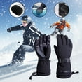 thumbnail image 1 of SHUNSUI Men Ski Gloves Snowboard Warm Color Blocking Winter Cold, 1 of 8
