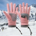 thumbnail image 1 of SHUNSUI Toddler Kids Full Finger Gloves Soft Warm Thermal Knit Cold Weather, 1 of 4