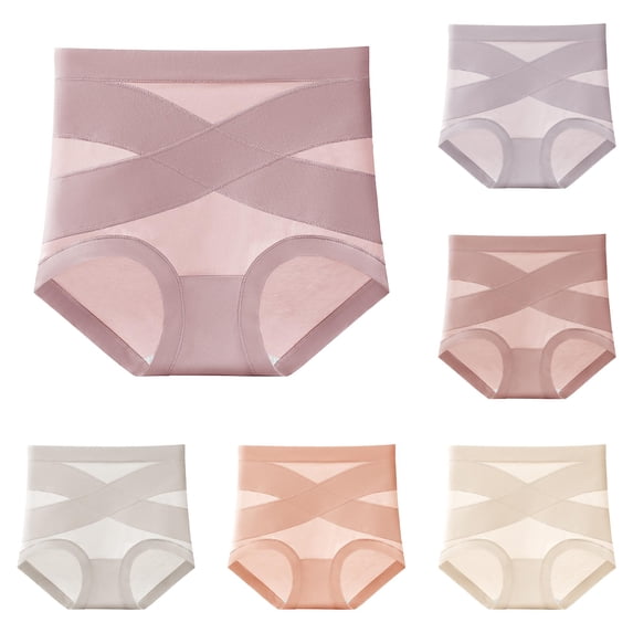 SHUNSUI Women's High Waist Non Silk Crotch Bactericidal Women's Lightweight Pants Pack of Panties Bikini Bikini My Recent Satin Underwear for Women Juniors Underwear Thong Panties Lot plus