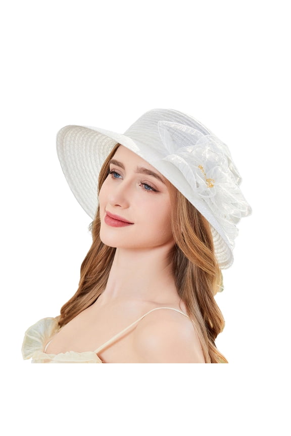 Women's Summer Fisherman Hat Sun Hat Elegant Temperament Sunshade Hat Large Brim Sunscreen Hat Womens Large Heads Oversized Men Pretentious Hat Artist Hat Men French for Women Mime Hats for