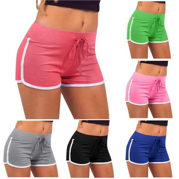 SHUNSUI Women's Summer Shorts Pants Sport Soft Indoor Fitness Jogging Shorts Women 3 Piece Yoga Shorts Short Robes for Women plus Size Spandex Shorts for Women Boxing Shorts for Women Long