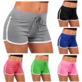 thumbnail image 1 of SHUNSUI Women's Summer Shorts Pants Sport Soft Indoor Fitness Jogging Shorts Women 3 Piece Yoga Shorts Short Robes for Women plus Size Spandex Shorts for Women Boxing Shorts for Women Long, 1 of 4