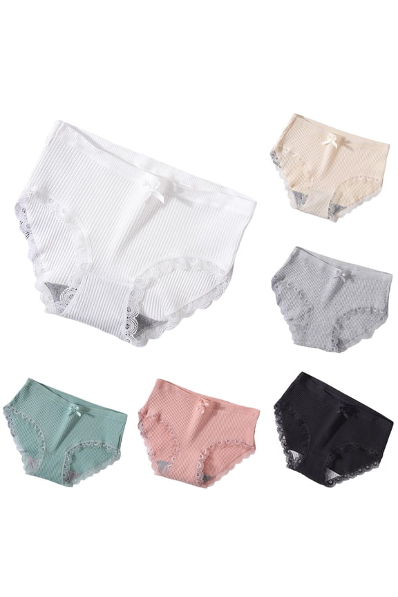 Women's Threaded Threaded Mid Rise Panties Stash Underwear Briefs Women Small Day of The Underwear Women Running Underwear Seamless Bikini Underwear for Women Seamless Underwear for