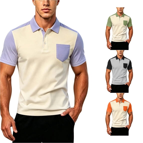 SHUNSUI ’s Shirt – Classic Patchwork Casual Wear for Everyday Comfort and Style Night Shirts for Men Small Shirts Men Size Small Shirts Short Sleeve Scrub Jackets Shirts Men Pack Men Big Tall