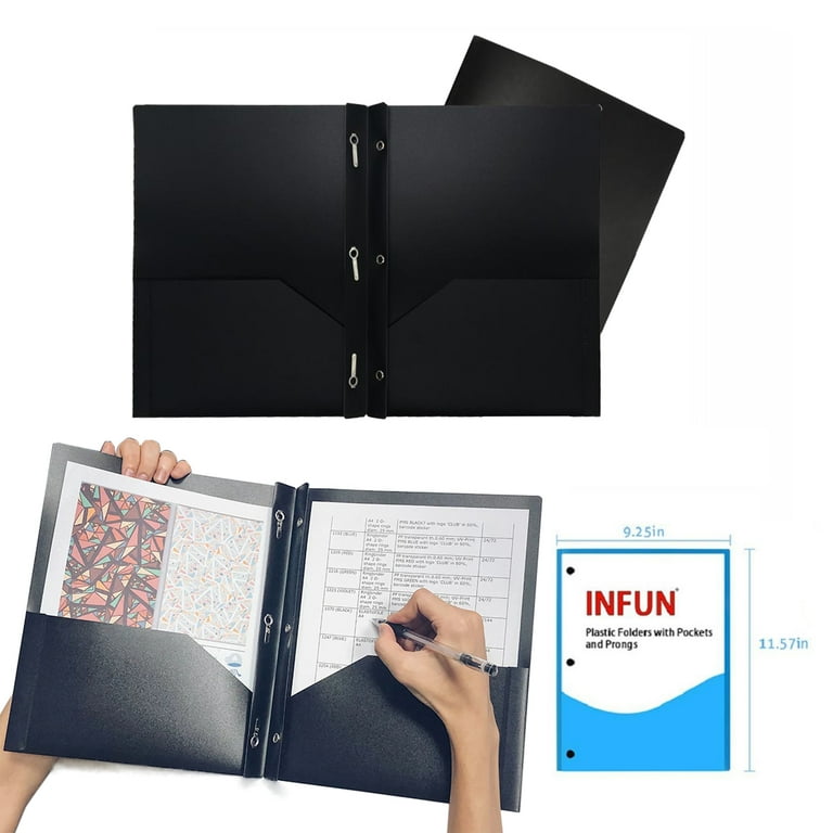 Plastic Folder With Brads