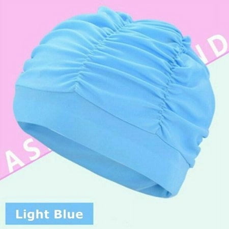 SHUNXIN Men Women Soft Drape Elastic Swimming Cap Hat for Long Hair Dreadlocks