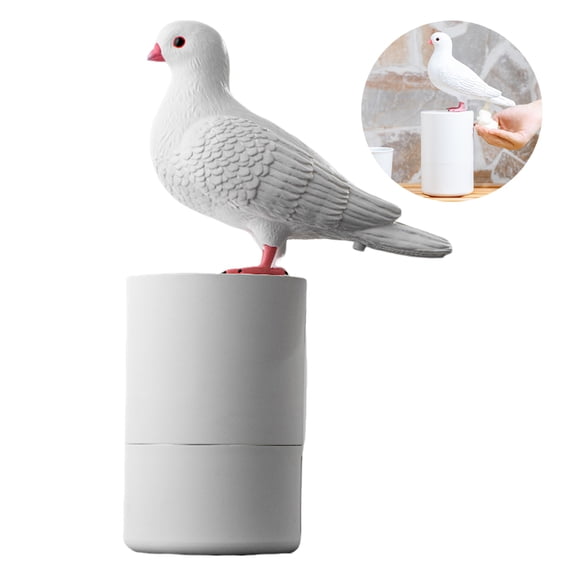 SHUO Y - 300 ML Touchless Automatic Foam Lotion Dispenser, Battery Operated ABS Touch-Free Hand Lotion Pump for Bathroom Kitchen Countertop