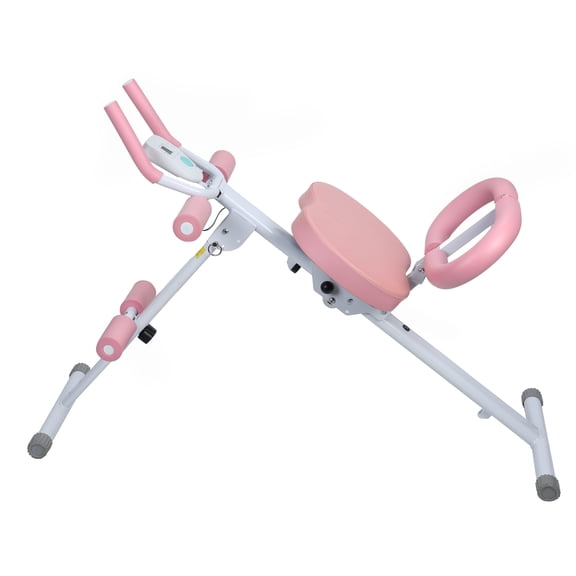 SHUO Y - Full Body Workout Abdominal Exercise Machine, Ab Machine with Digital Counter, Adjustable Core Trainer with 5 Height & 3 Angle Settings, Silent Abdominal Workout Equipment