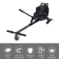 thumbnail image 1 of SHUO Y - Hoverboards Seat Attachment, Hoverboards Go Kart Attachment, Accessory for Self Balancing Scooter, Fit for 6.5”-10” Hoverboards (Hoverboards not included) (Black), 1 of 8