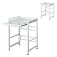 thumbnail image 1 of SHUO Y - Over The Washer Storage Shelf, Washing Machine Storage Utility Rack with Countertop, Washing Machine Storage Stand, White, 1 of 10