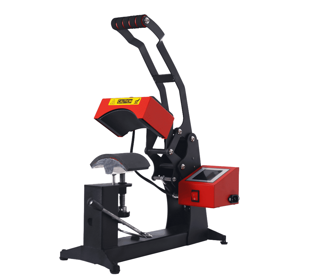 SHUOHAObrand 5.5 x 3.5 Inch Cap Hat Heat Thermal Press Transfer Pneumatic Sublimation Machine Digital
