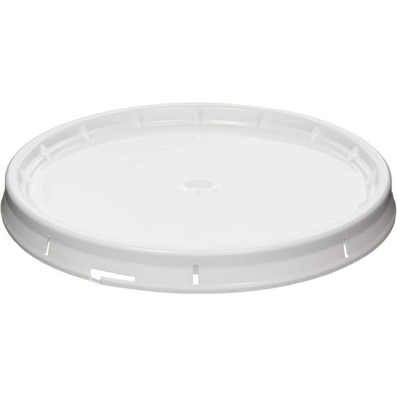 Shur-Line 5 Gallon Pail Lid Snap On Cover - Airtight Plastic - Single 5 Gal Lid