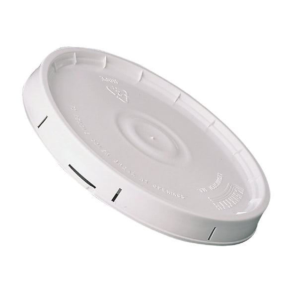 Shur-Line 5 Gallon Pail Lid Snap On Cover - Airtight Plastic - Single 5 Gal Lid Residential Use, Standard Application