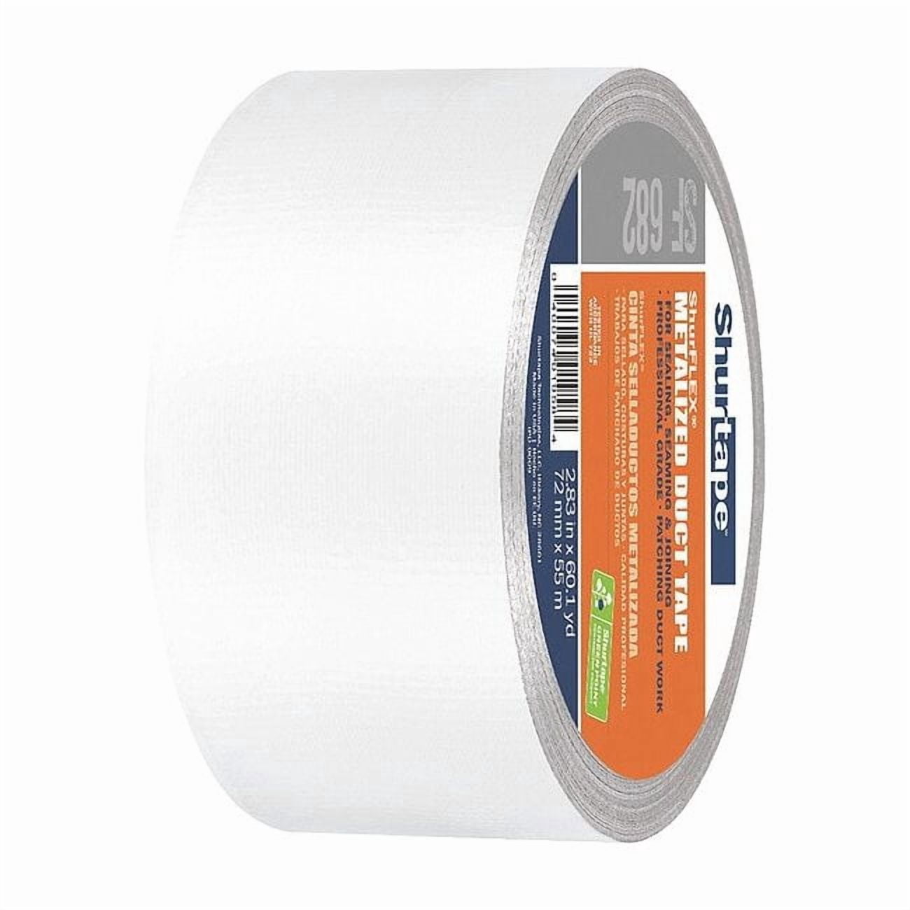 Shurtape Duct Tape, Silver, 60-1/8 yd L, 2-7/8 in W 138664