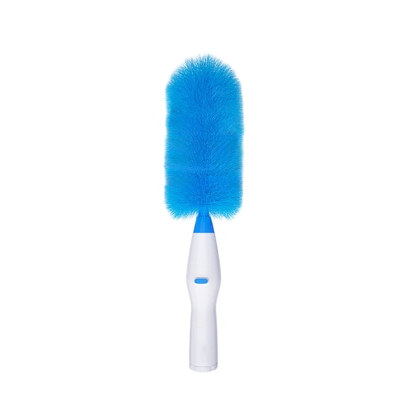 SHURUIMA Electric Duster Cleaning Brush, Household Motorized Dust Remover Brush with Round Soft Bristle Head, Durable Handheld Duster, 20.47 Inch for Indoor Home Surface Cleaning