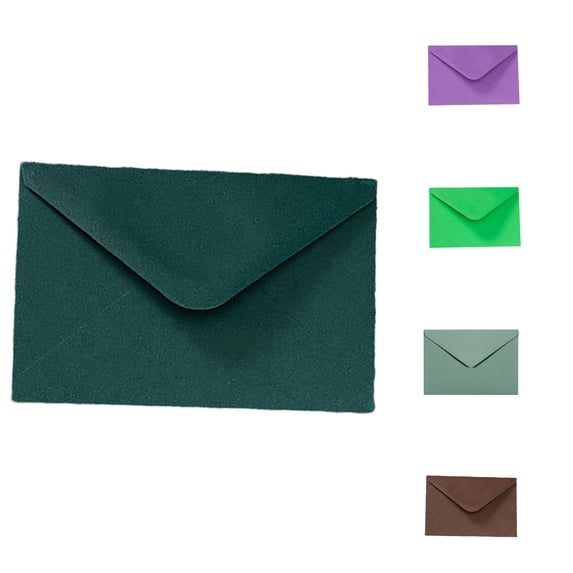 SHURUIMA Jewel Tone V-Flap Paper Invitation Envelopes 6.22x4.25 Inch 5 Rich Solid Color Blank Card Envelopes For Wedding Birthday Thank You Graduation Photo Cards