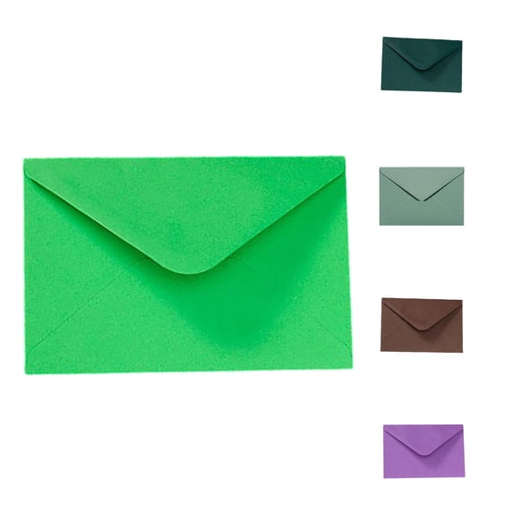 SHURUIMA Jewel Tone V-Flap Paper Invitation Envelopes 6.22x4.25 Inch 5 Rich Solid Color Blank Card Envelopes For Wedding Birthday Thank You Graduation Photo Cards
