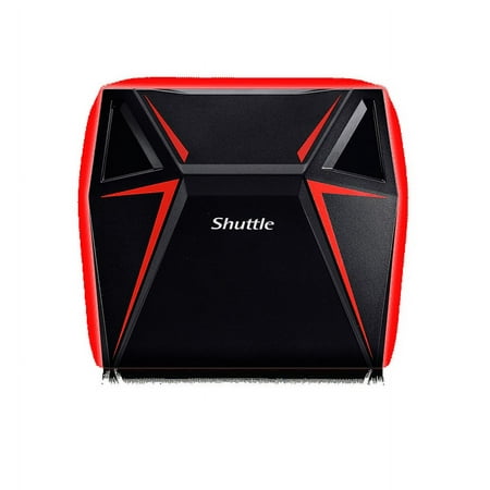 Shuttle - Gaming Desktop - Intel Core i5-7300HQ - 8GB Memory - NVIDIA GeForce GTX 1060 - 1TB Hard Drive + 128GB Solid State Drive - Black/Red