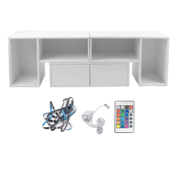 Living Room Board TV Cabinet, Modern Stable Support Orderly Organize Board TV Cabinet With Drawer For Home