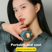 SHUWND Portable Silent Mini Bladeless Fan Clip On, 2025 New Adjustable 3-Speed Suspended Waist Fans, 360° Rotatable, Suitable for Outdoor& Office
