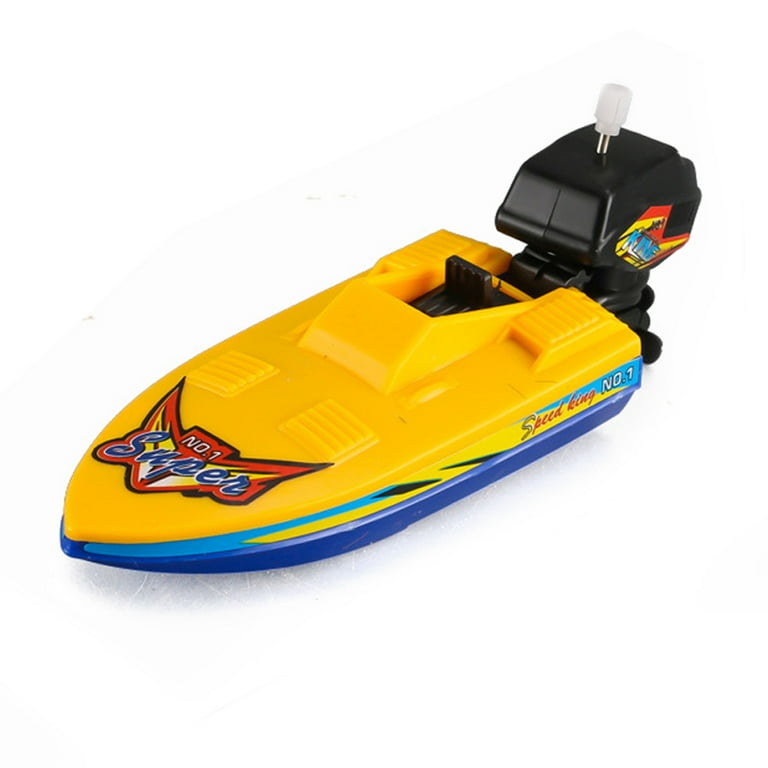 Cloud Living Speed Boat Ship Wind up Clockwork Float