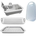 thumbnail image 1 of SHUYUE Collapsible Plastic Dish Drying Rack, 1 of 5