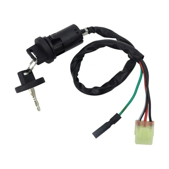 SHUmandala Ignition Key Switch Compatible with Honda TRX200 TRX200D FourTrax 1990-1997/TRX250 Fourtrax Recon 1997-2001 Sportrax 2001-2008/TRX400EX Sportrax 1999-2004 35100-HM8-000