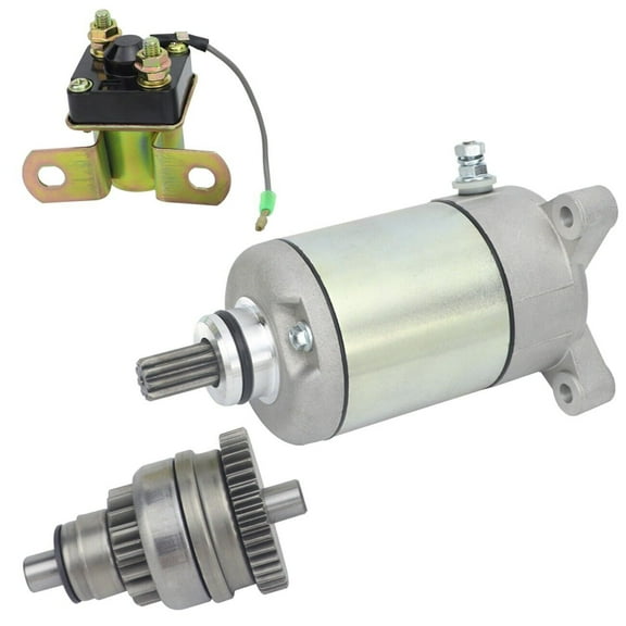 SHUmandala Starter Motor with Relay Replacement for Polaris 1995-2002 Sportsman Magnum Ranger Scrambler Big Boss Trail Boss Worker Xplorer ATV Pro 500 425 400 335 325 3084981