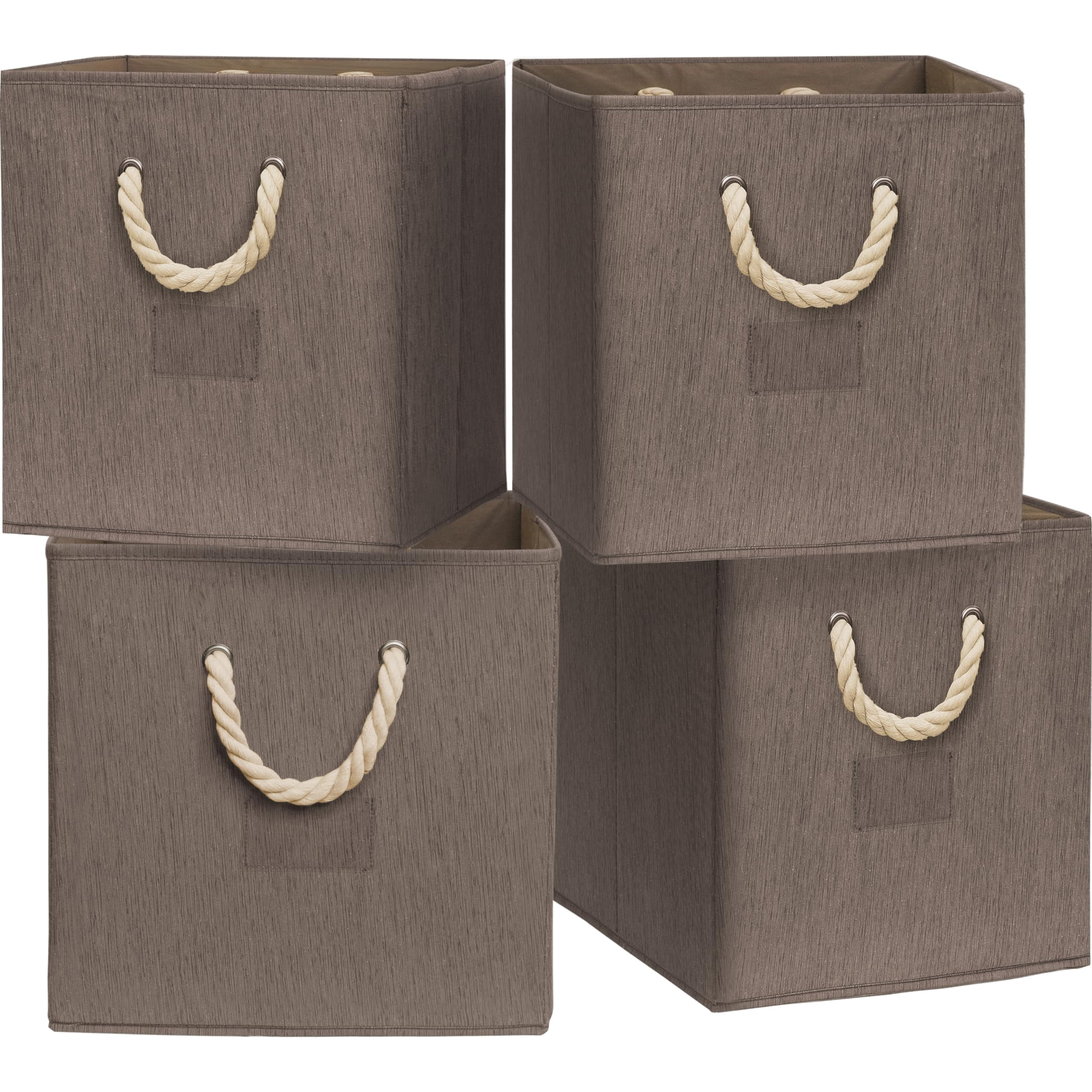 Simplify Medium Storage Box in Faux Jute - Walmart.com
