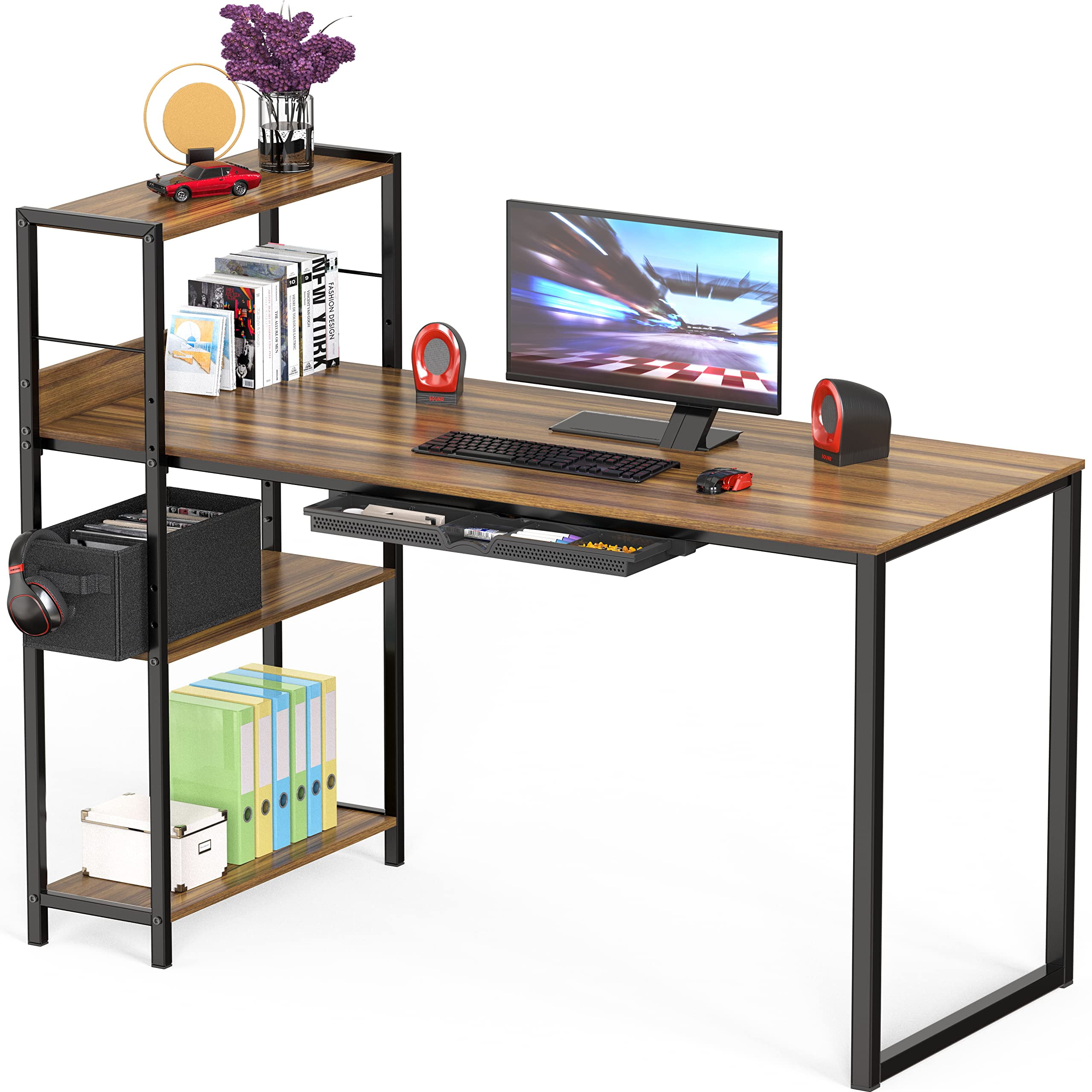 Buy SHW Home Office 48-Inch Computer Desk, White/Oak Online at  desertcartIsrael