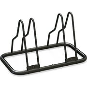 SHW Bicycle Rack 2 Compartments, Black