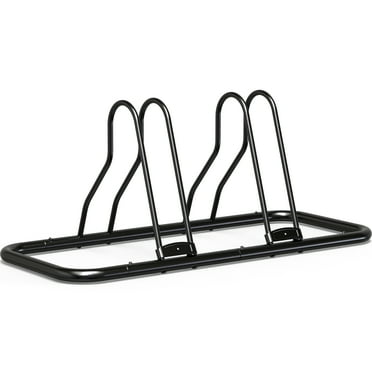 RAD Cycle Dual Bike Rack - Holds 2 Bikes, Indoor/Outdoor Steel Stand For Mountain, Road, Or Kids Bikes