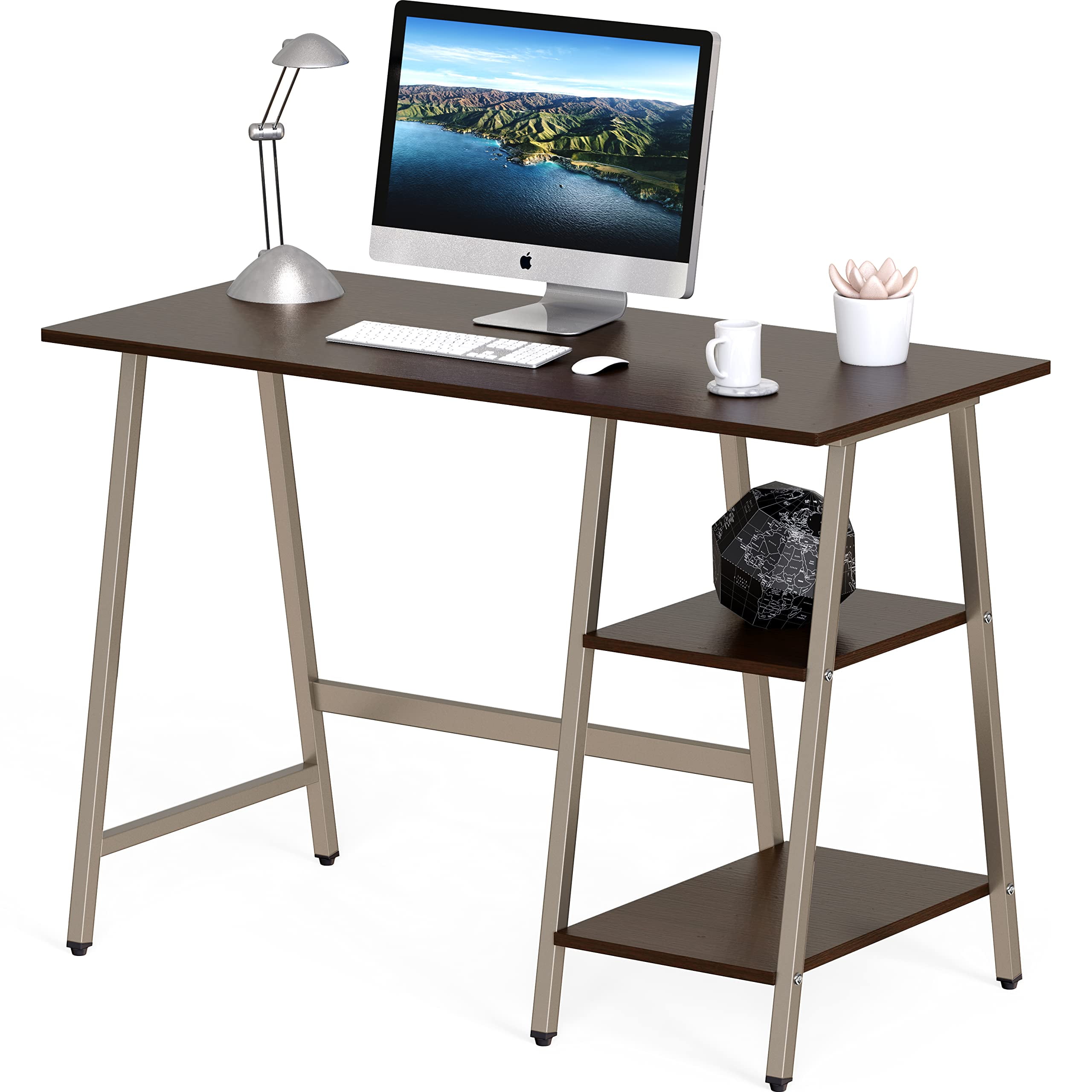 SHW Home Office Writing Desk, Ivy Collection, Small Space Study Room