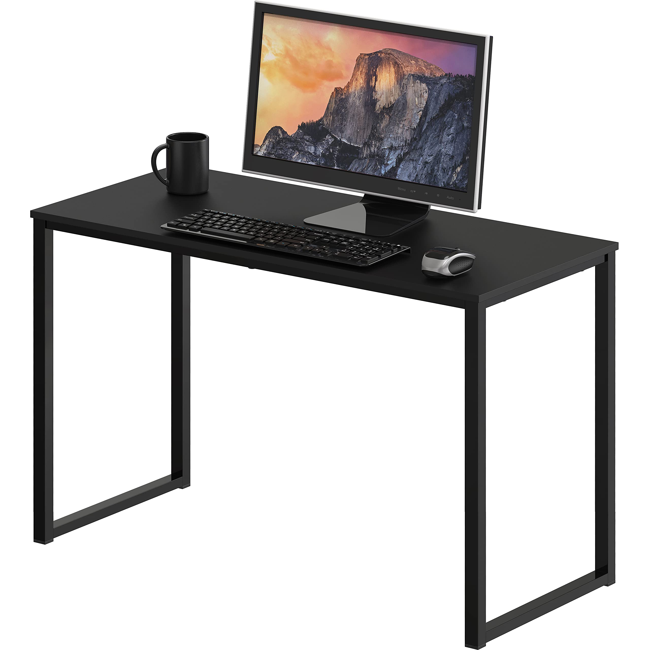 SHW Mission 32 inches office desk, Black - image 1 of 5