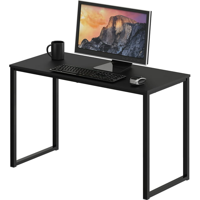 SHW Mission 32 inches office desk, Black