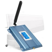 SHWCELL Cell Phone Signal Booster for All Carriers on Band 12/17/13/5/4/2/25 | Up to 3,500 Sq Ft | Boost 5G 4G& LTE Signal for Verizon, AT&T, T-Mobile, Sprint & More-5G 4G 3G LTE FCC Approved