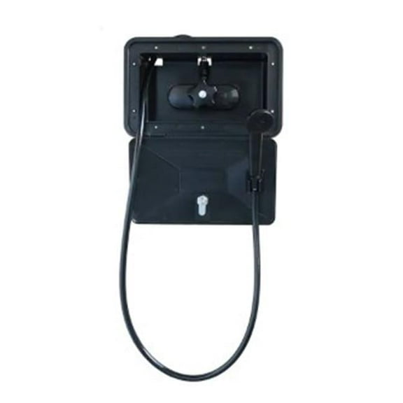 SHWRBOX1BL Shower Box with Single Lever - Black