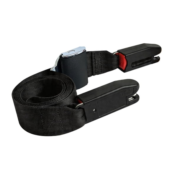 SHWWQUE Strap Pads, Universal Latch Interface Fixing Straps Covers for Kids Car Seat Accessory,Black, 1 pack