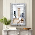 thumbnail image 1 of SHYFOY Decorative Wall Mirror Crushed Diamond Vanity Mirror Rectangle Mirrors for Wall Decor, 1 of 6