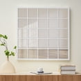 thumbnail image 1 of SHYFOY Glass Window Pane Inspired Room Wall Mirror Industrial Square Decorative Mirror for Home Decor, 1 of 7