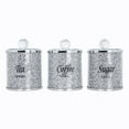 thumbnail image 1 of SHYFOY Kitchen Canister Set with Lids for Coffee Sugar Tea, Set of 3, Crushed Diamond Containers Jar Set Home Counter Decor, 1 of 12