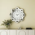 thumbnail image 1 of SHYFOY Luxury Modern Polygon Wall Clock Decorative Mirrored Wall Clock for Living Room, 1 of 5