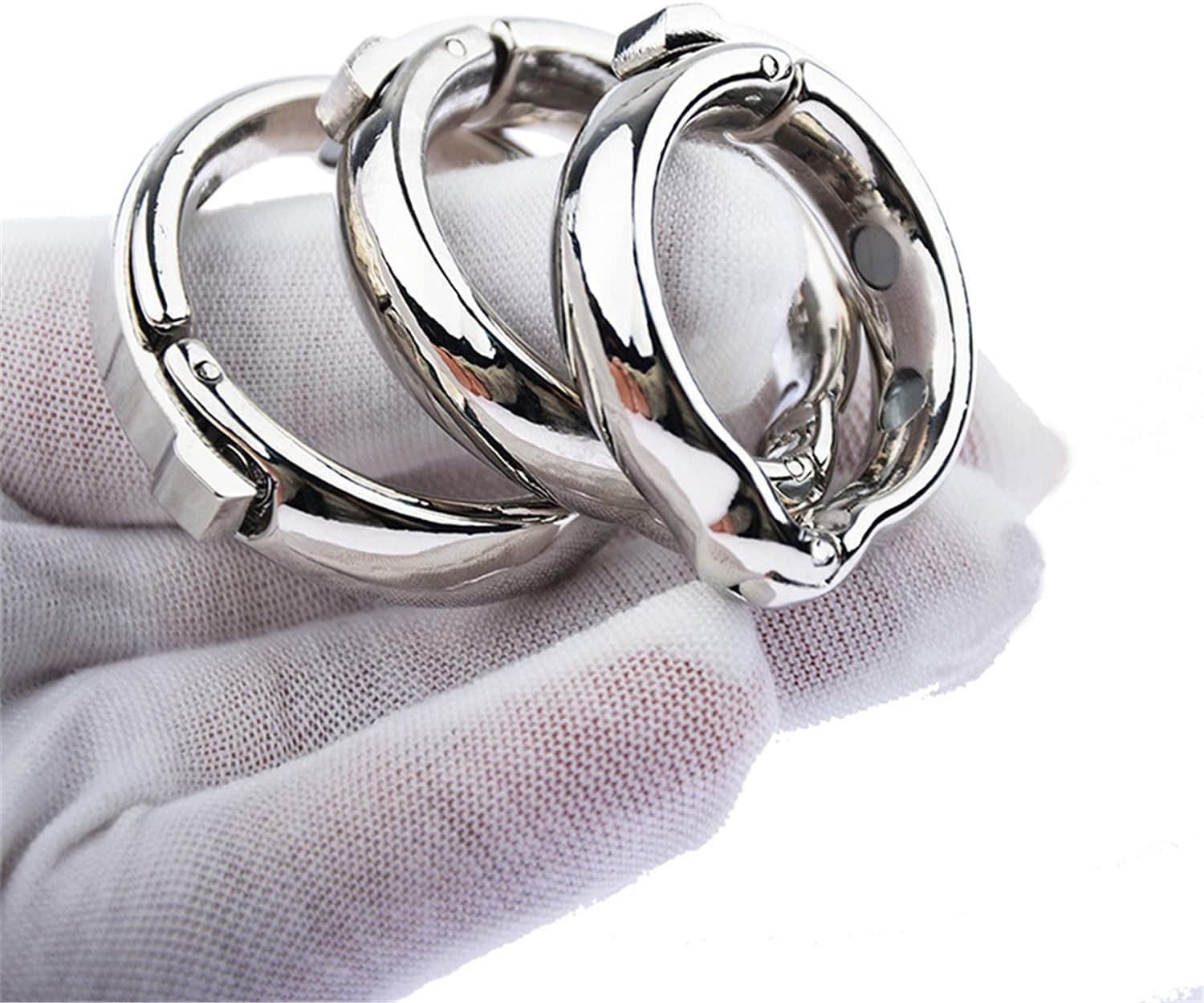 Cockring Métal épais 50mm METAL HARD - Anneau Pénien BDSM Multicolore - Neuf Et Intact