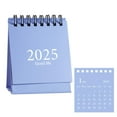 SHYKNYU Mini Desk Calendar 2025,Small Monthly Desktop Calendar with