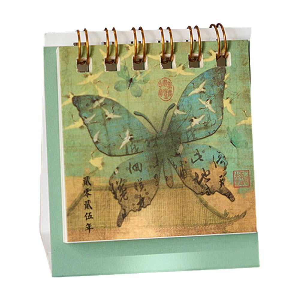 SHYKNYU Mini Desk Stand Calendar 2025,Small Desktop Calendar,Chinese